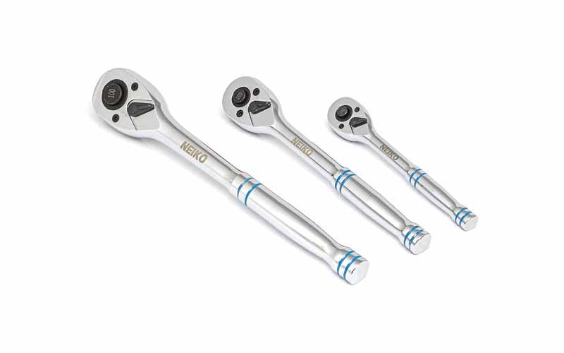 Neiko 03000A 100-Tooth Quick-Release Ratchet-Wrench Set- FOXWOLL