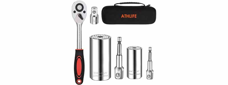 Athlife Universal Socket Wrench Tool Kit - FOXWOLL