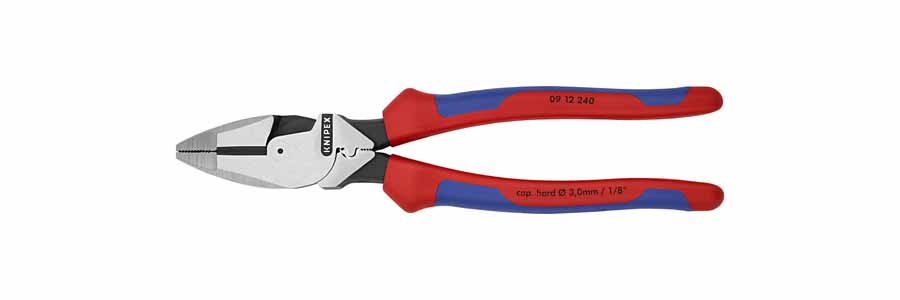 Knipex 09 12 240 SBA Leverage Lineman’s Pliers - FOXWOLL