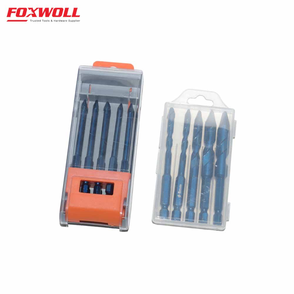 Hexagonal Shank Tilted Head Eccentric Ceramic Drill Bit