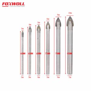 Natural Color Glass Drill Triangle Drill Ceramic Tile Drill Bit