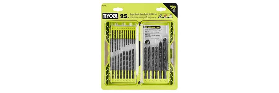Ryobi Black Oxide Drill Bits - FOXWOLL