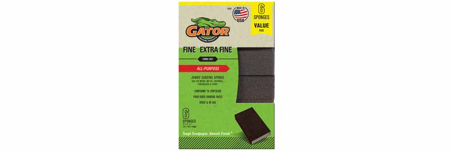 Gator Finishing Sanding Sponge (Fine Grit) - FOXWOLL