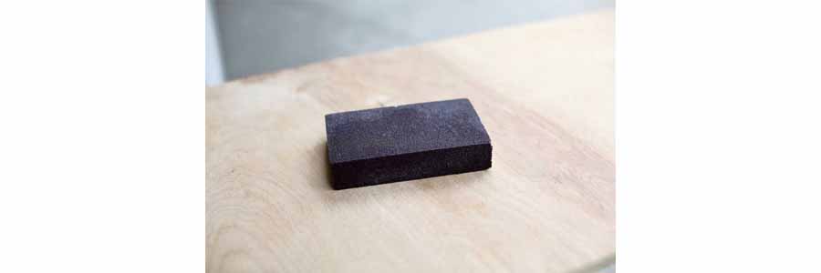 Use a sanding block or sponge to maintain even pressure - FOXWOLL
