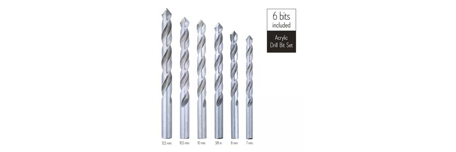 Acrylic-Specific Drill Bits - FOXWOLL