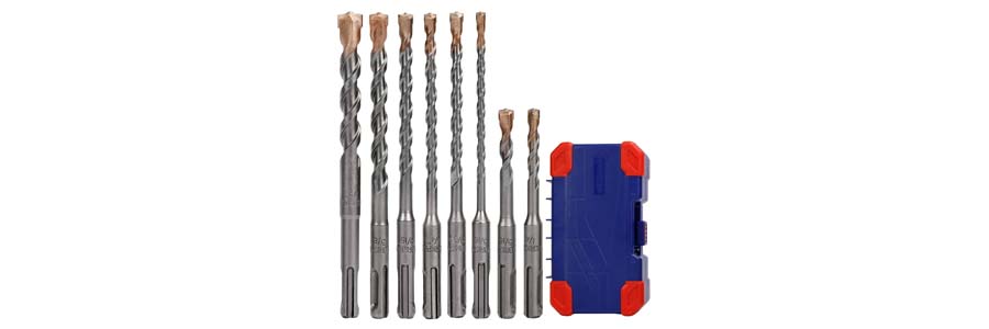 WorkPro SDS-Plus Carbide Tip Concrete Drill Bit Set - FOXWOLL
